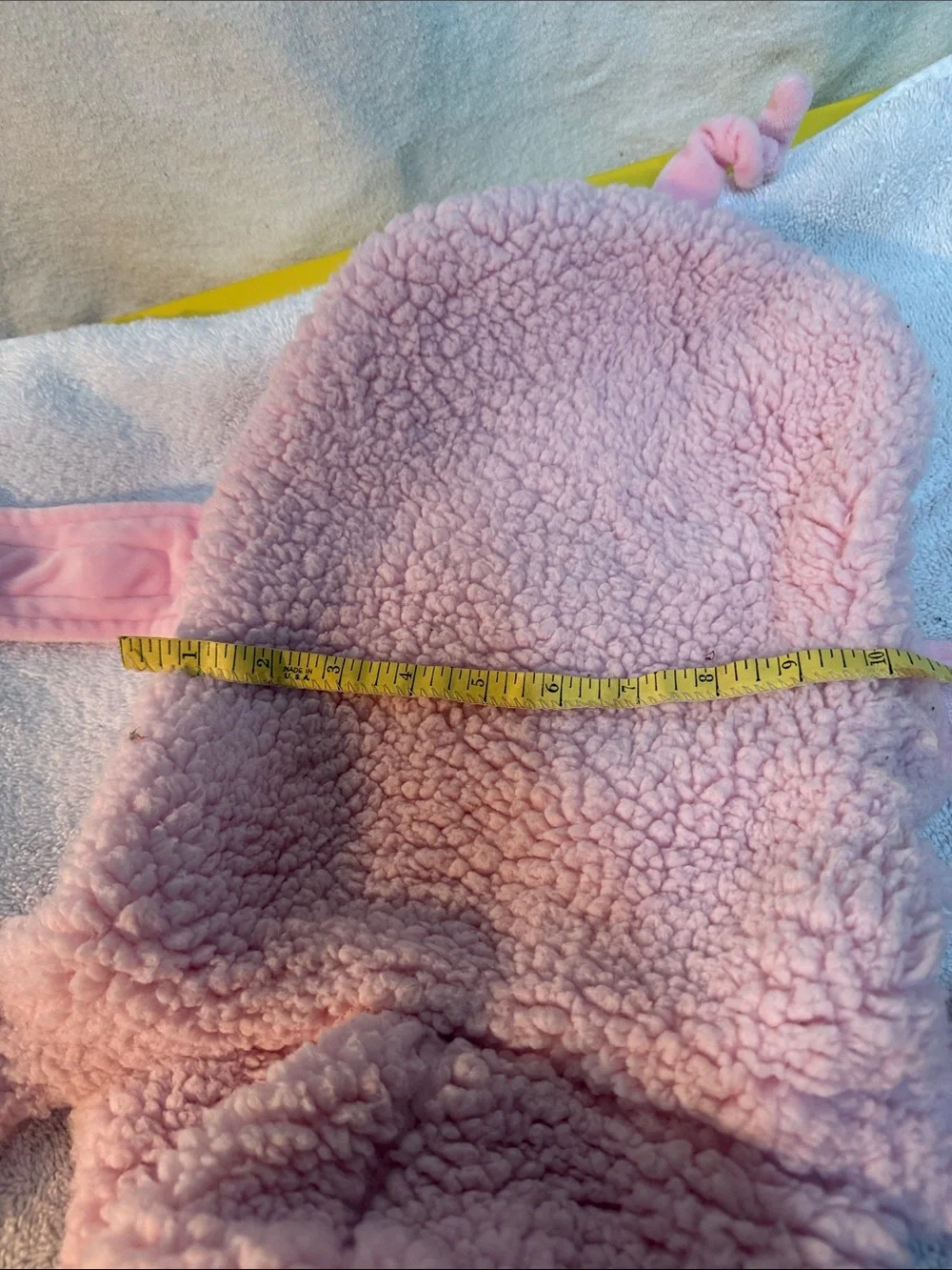 Dog Coat/costume Plush Pink Pig Hooded